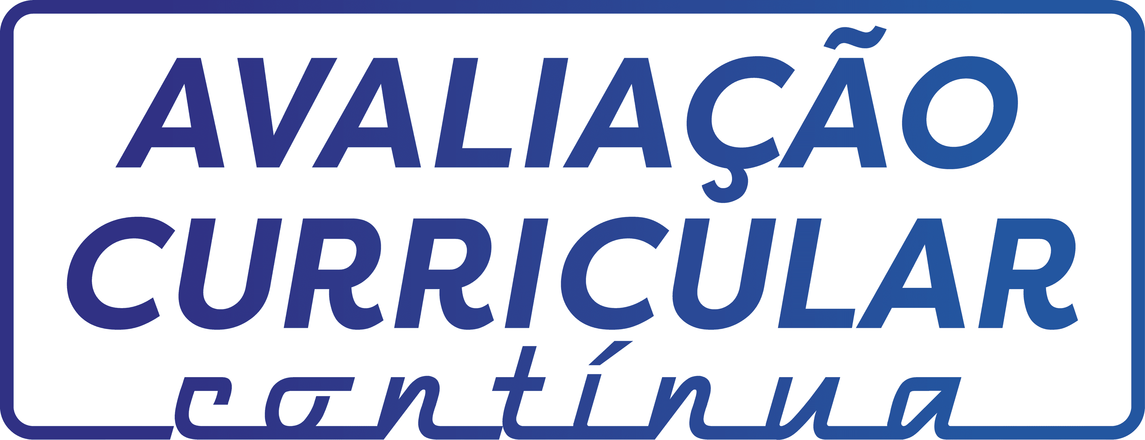 Logo Avaliação Curricular Contínua